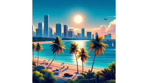 GTA VI Miami Artwork (AI Generated By Psy)