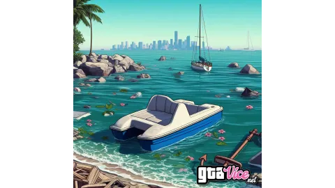 Pedal Boat Trash Concept Art (AI Generated By Psy)