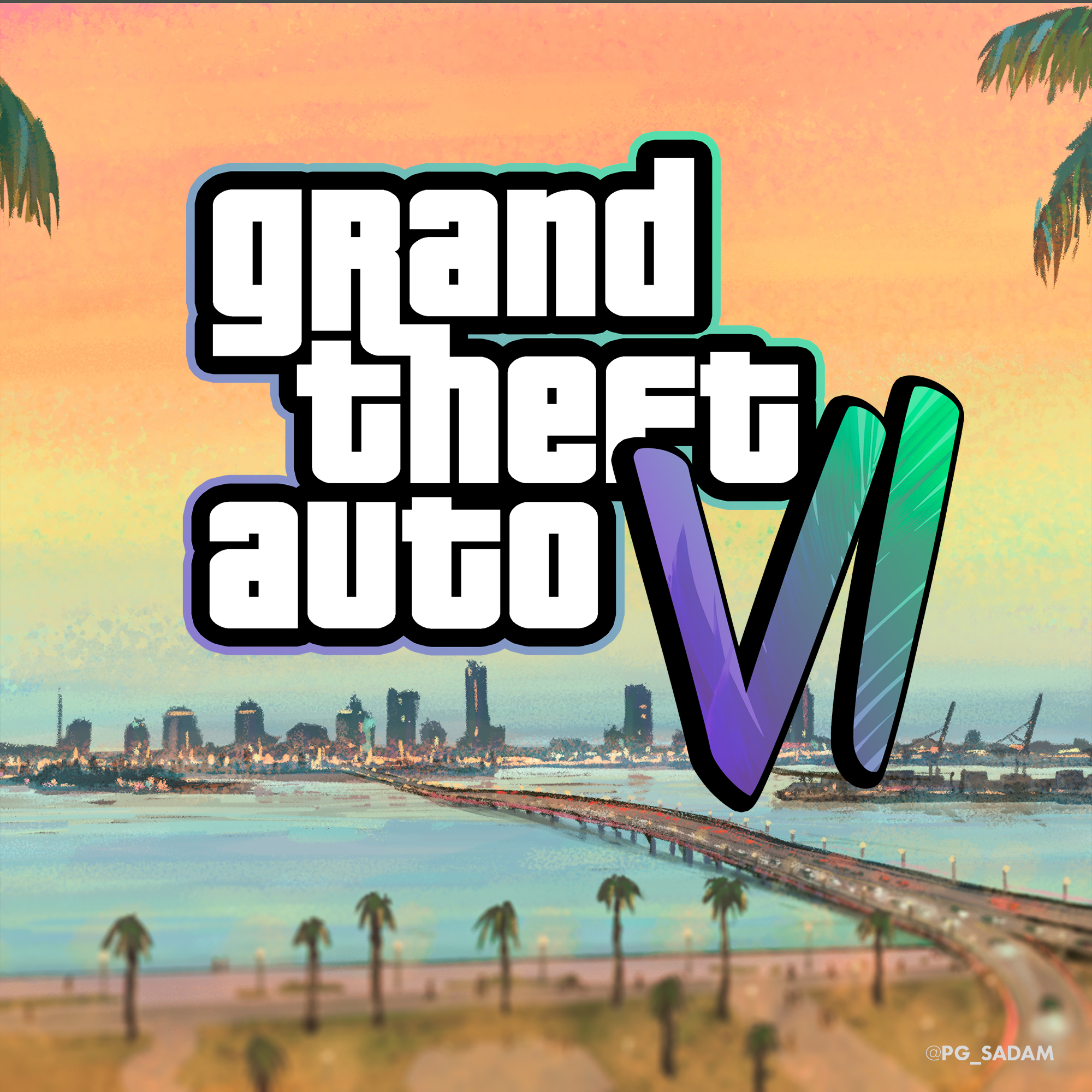 GTA VI Vice City Fan Artwork by PG_SADAM GTA VI Vice City Fan Artwork by PG_SADAM