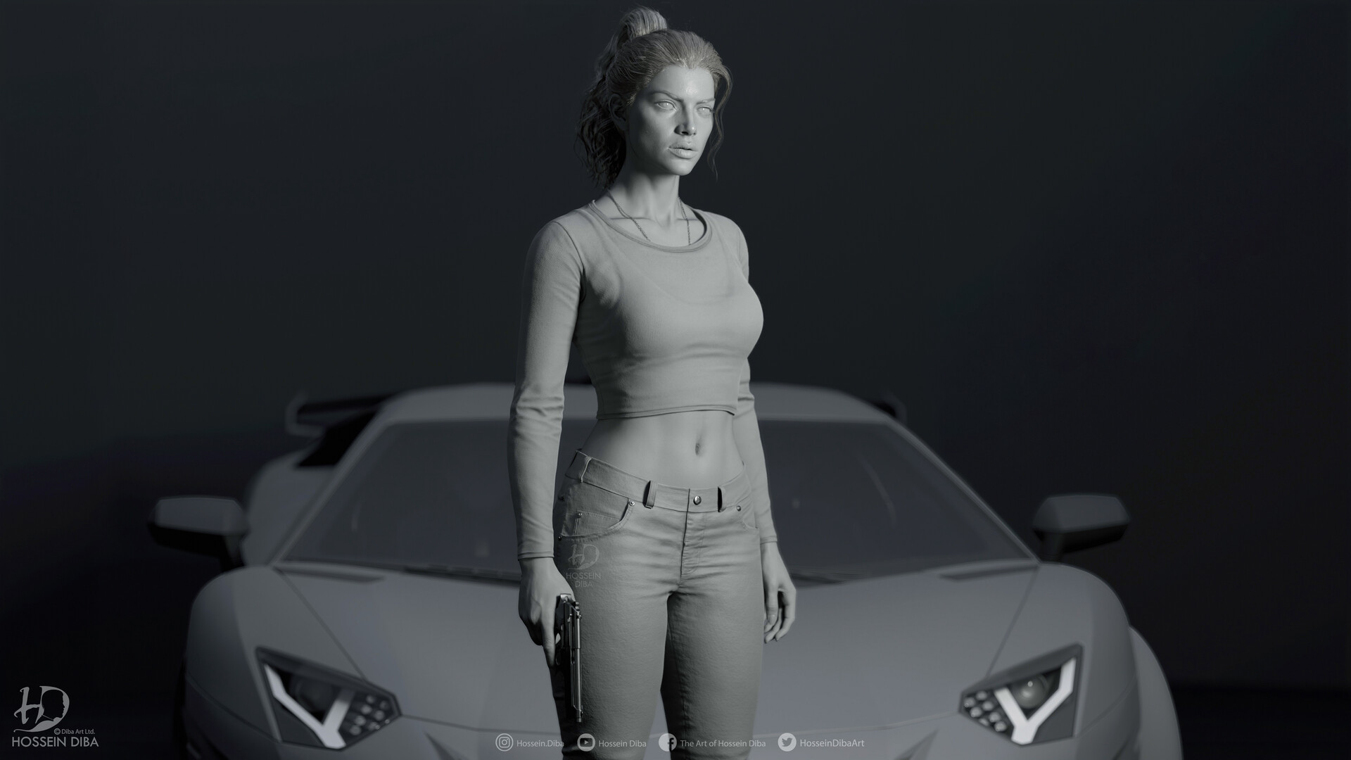 GTA 6 Lucia 3D Model By Hossein Diba 12 GTA 6 Lucia 3D Model By Hossein Diba 12