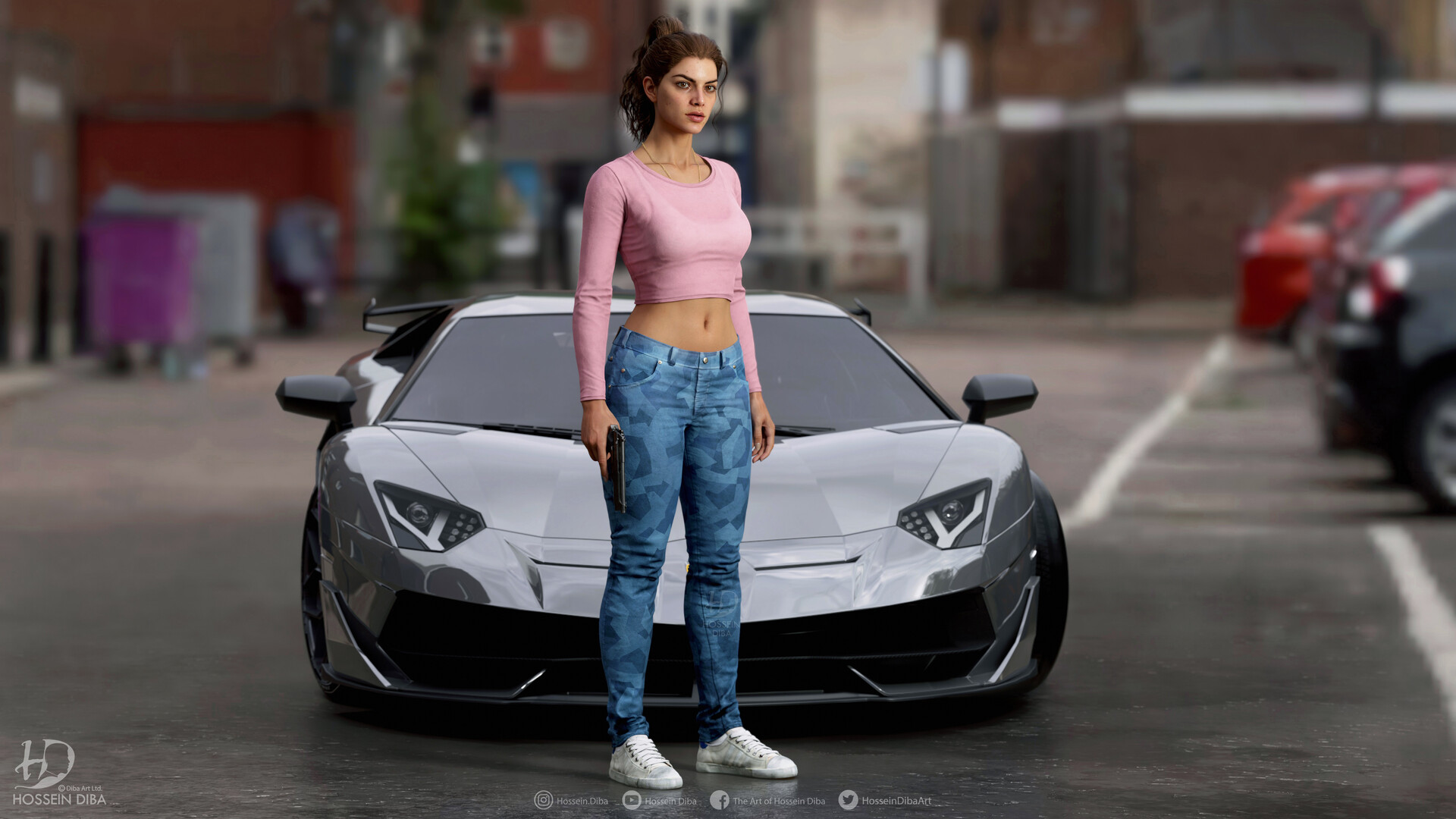GTA 6 Lucia 3D Model By Hossein Diba 19 GTA 6 Lucia 3D Model By Hossein Diba 19