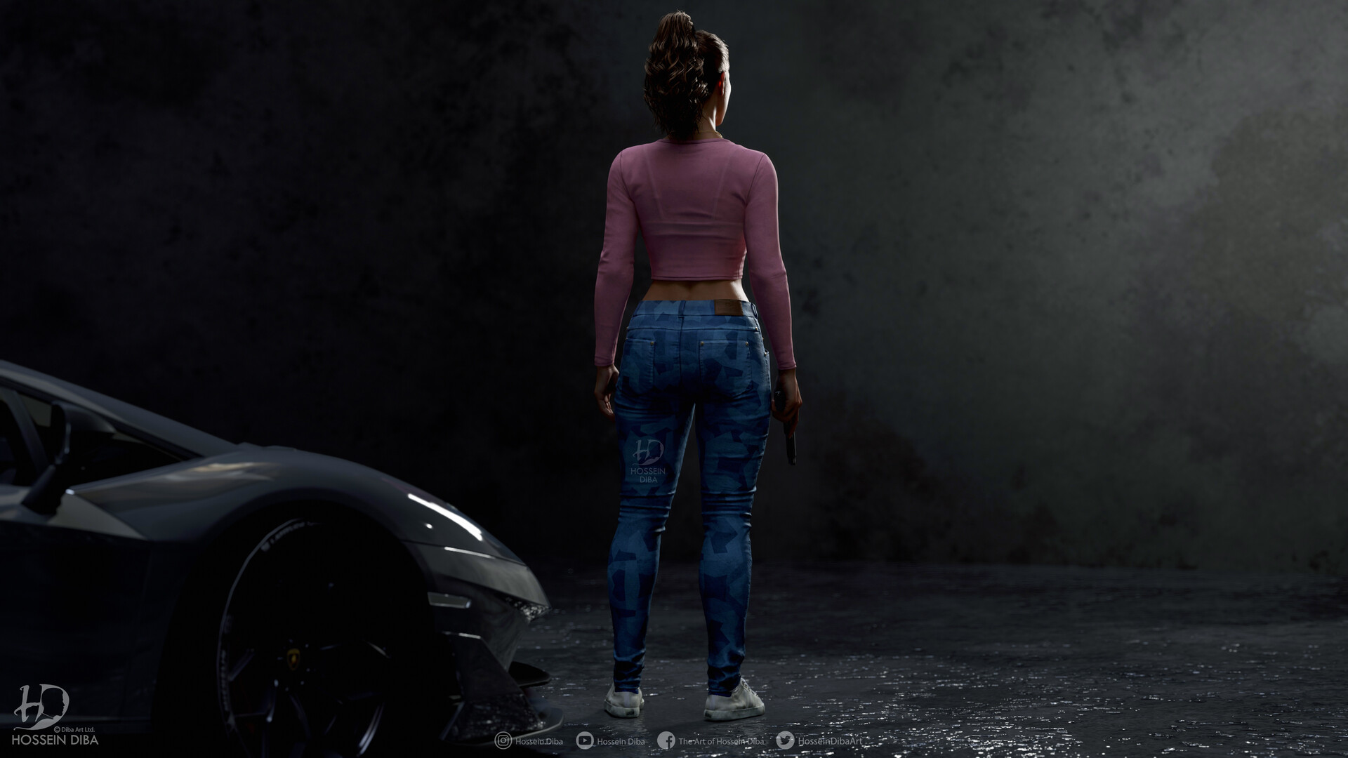 GTA 6 Lucia 3D Model By Hossein Diba 29 GTA 6 Lucia 3D Model By Hossein Diba 29