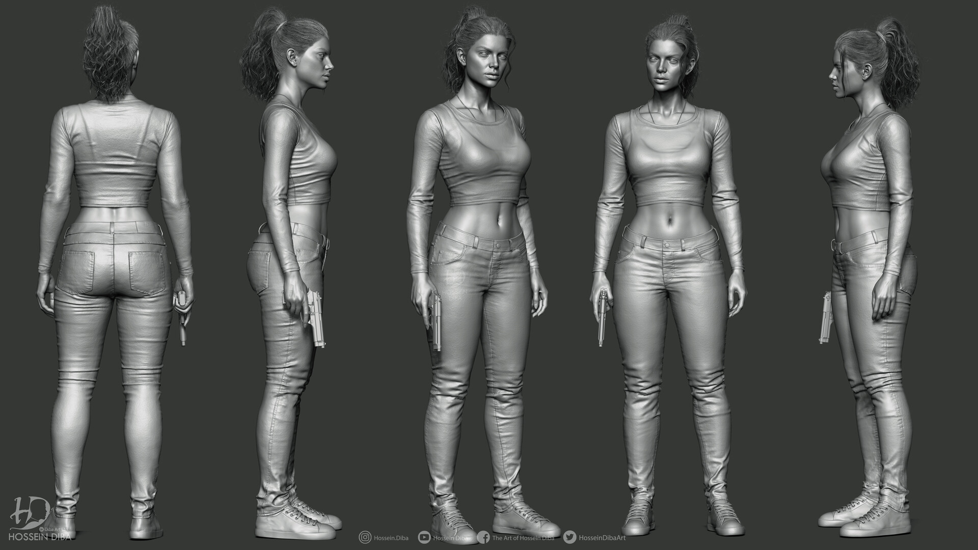 GTA 6 Lucia 3D Model By Hossein Diba 52 GTA 6 Lucia 3D Model By Hossein Diba 52