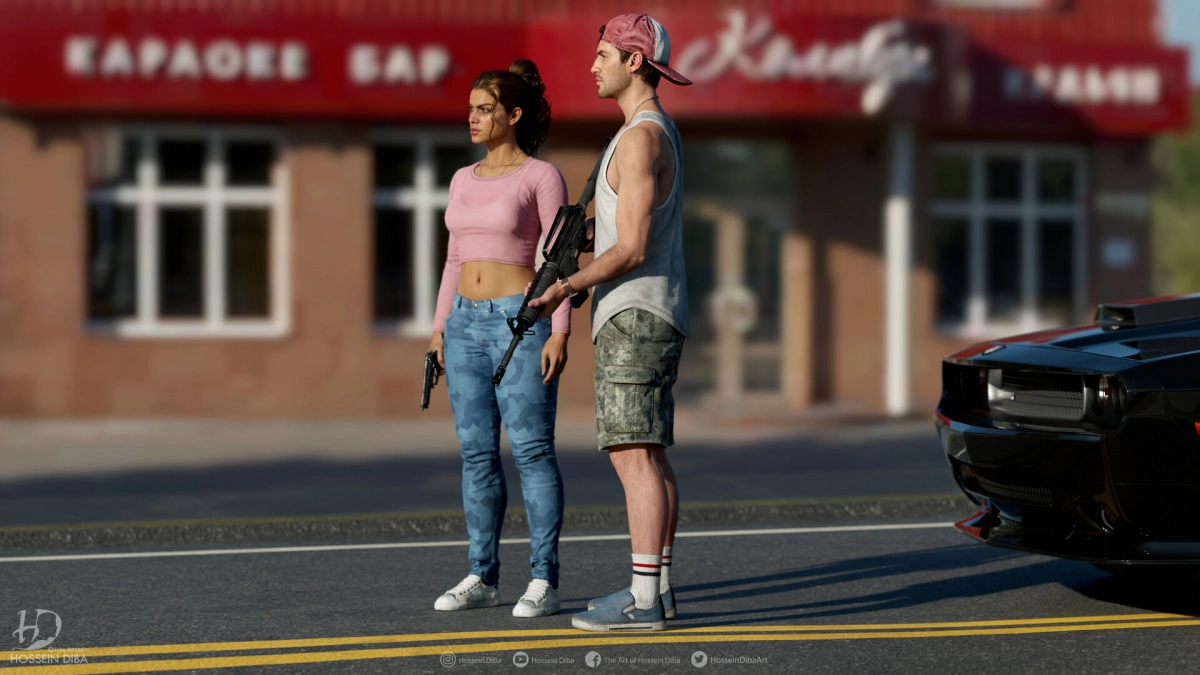 Creating Lucia - Hossein Diba's 3D Model of GTA 6's Female Protagonist 