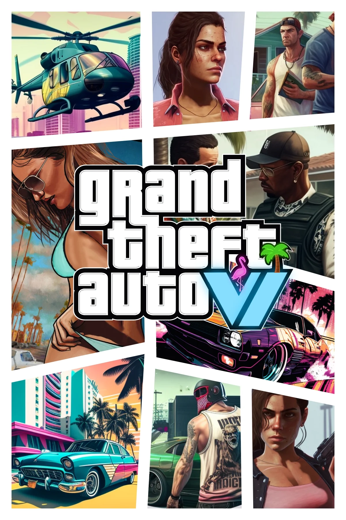 GTA VI Box Art Concept By Hosia12 - GTAVice.net