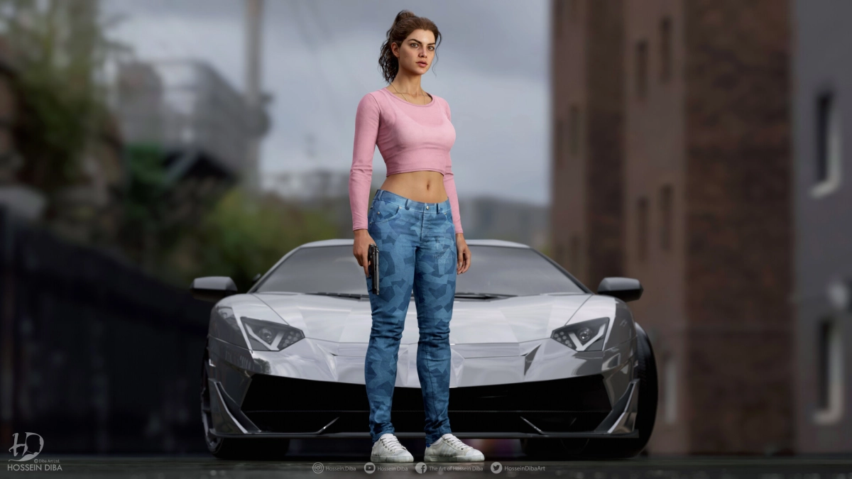 Creating Lucia Hossein Dibas 3d Model Of Gta 6s Female Protagonist 6632