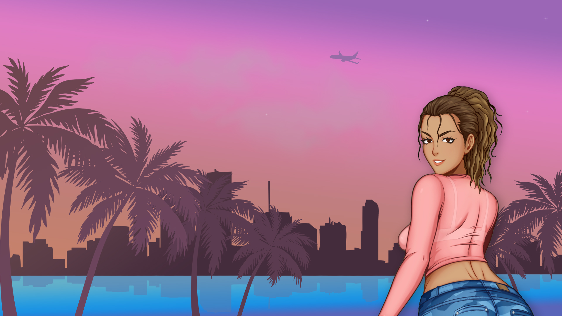 Lucia GTA VI Fan Art Poster Lucia GTA VI Fan Art Poster