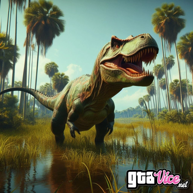 Dinosaur Concept Art (AI Generated By Psy) - GTAVice.net