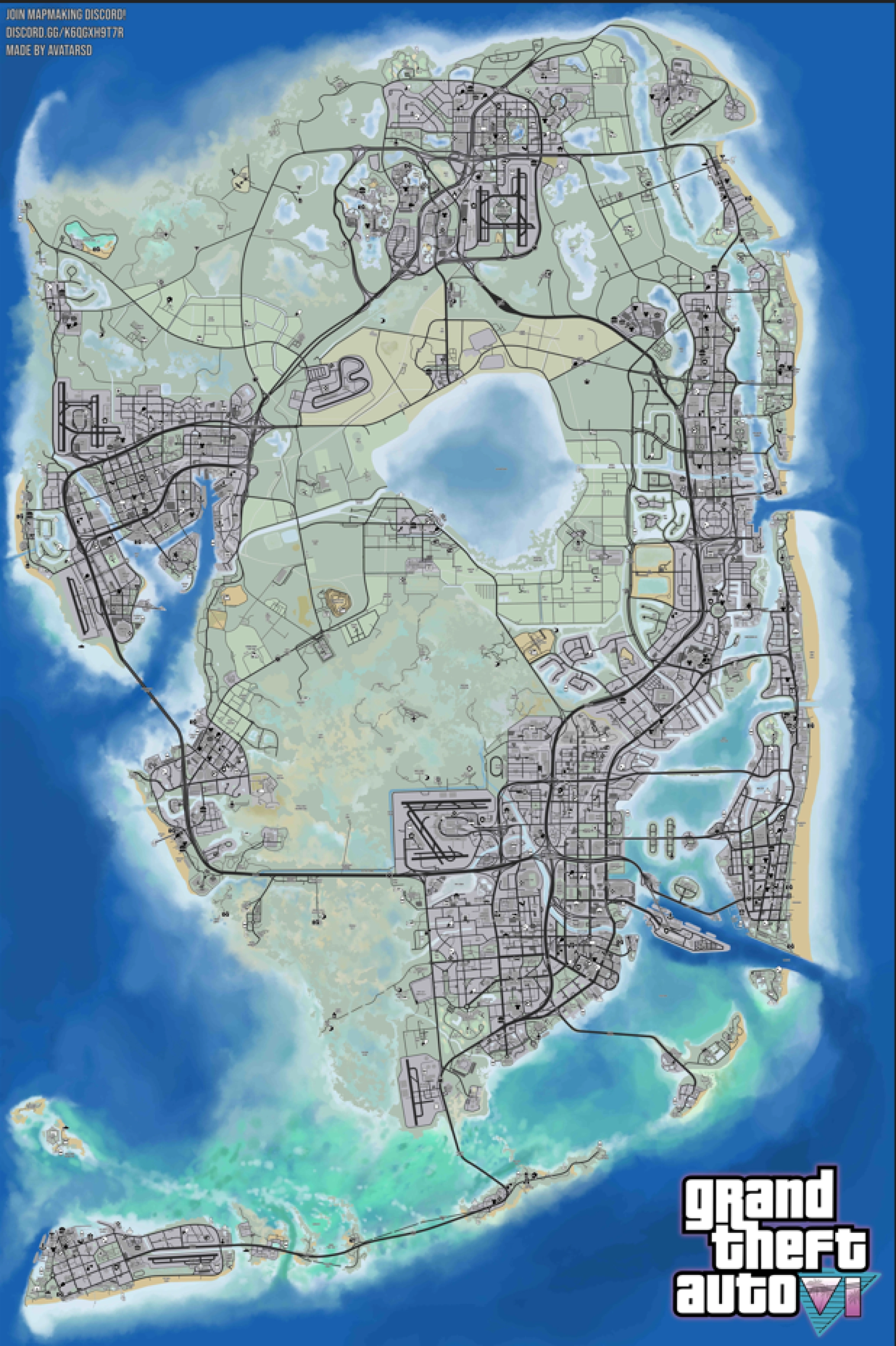 GTA V Style GTA VI Map By avatarsd - GTAVice.net